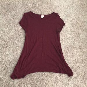 Maroon shirt